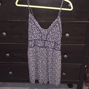 American Eagle floral romper with cutout design!